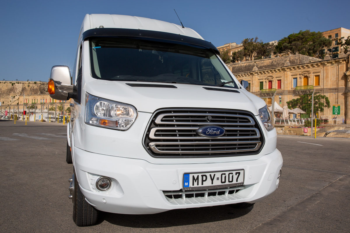 koptaco minibus 16 seater service transport in malta tours