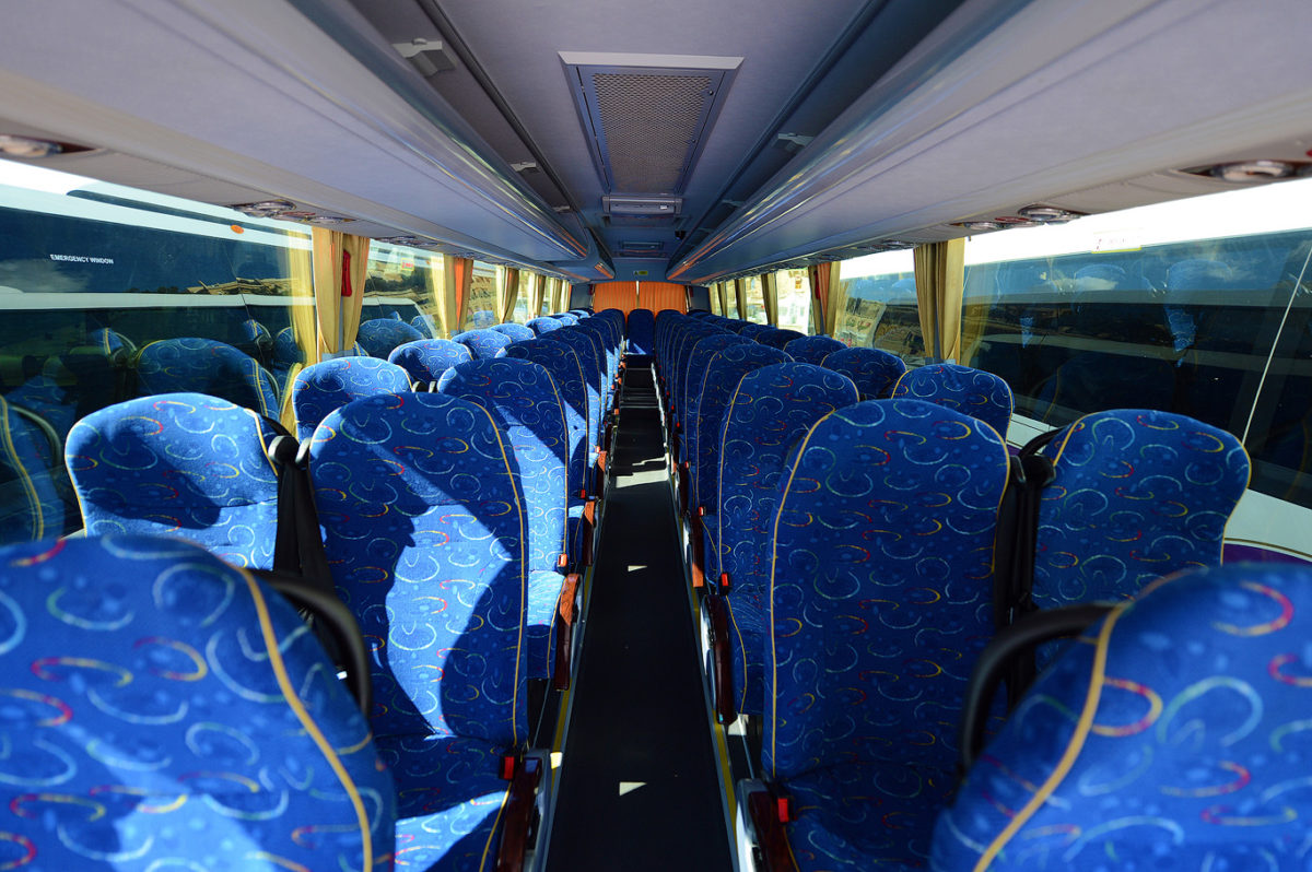 koptaco services transport bus fleet 53 seater Executive bus transportation airport