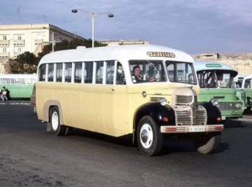 koptaco transportation malta history vintage bus