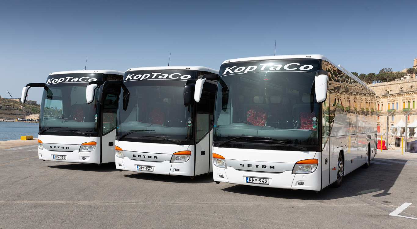 koptaco coaches transport services bus minibus point to point transfers mutiple stops